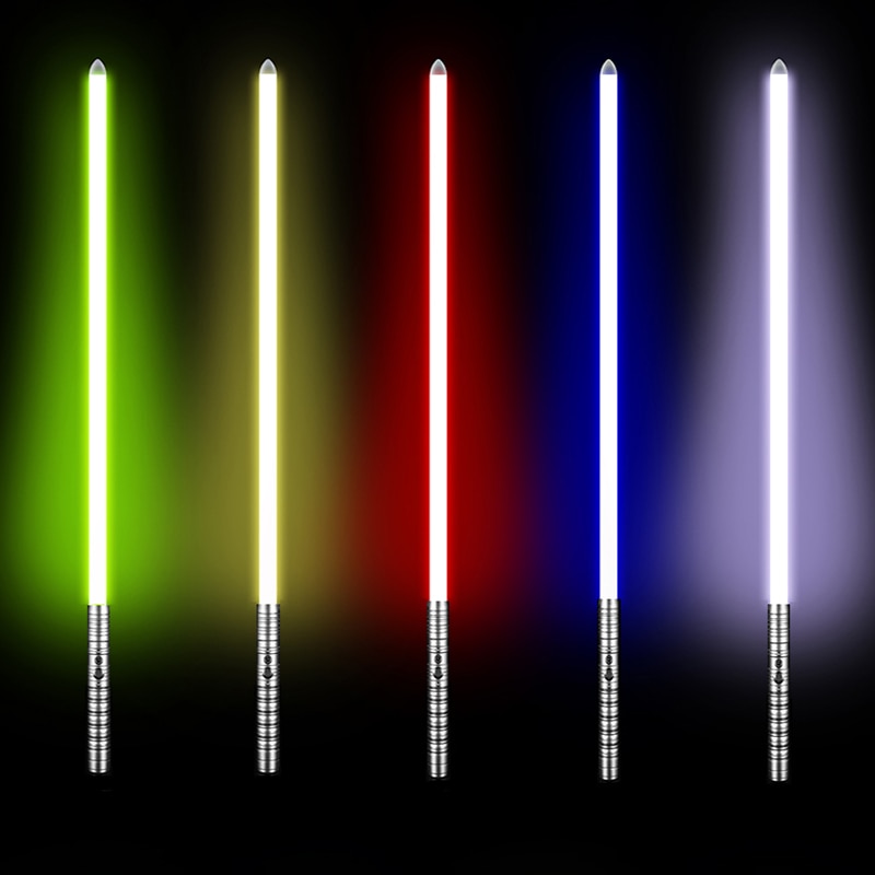 RGB Metal Laser Sword Saber | Sound Effect Light Stick | 14-Color Changes