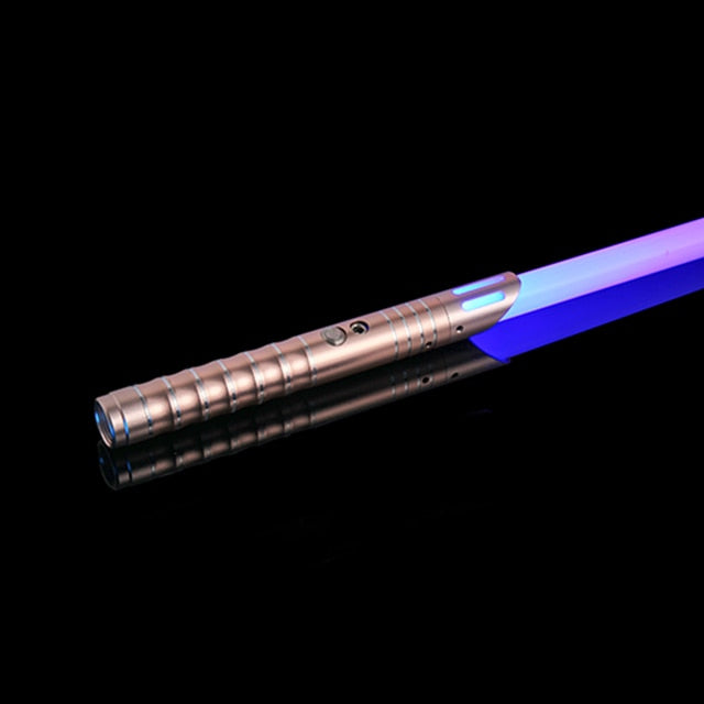 RGB Metal Laser Sword Saber | Sound Effect Light Stick | 14-Color Changes