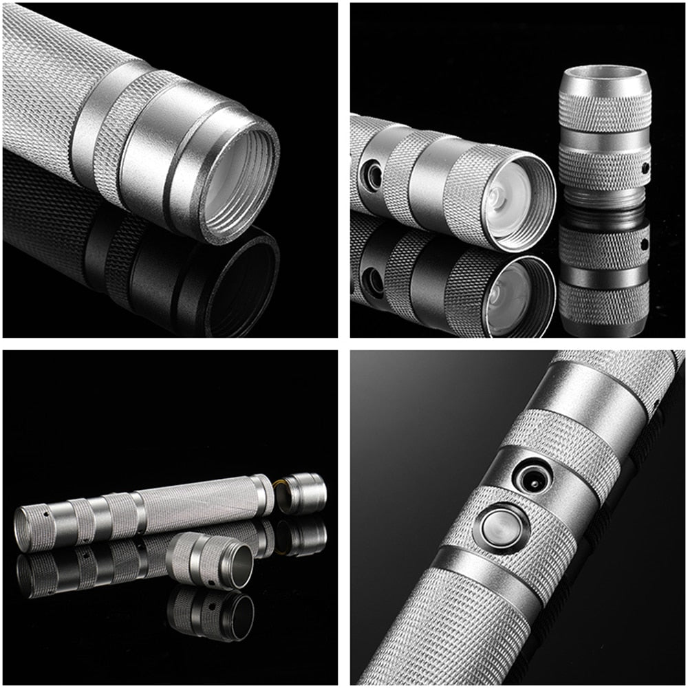 RGB Metal Laser Sword Saber | Sound Effect Light Stick | 14-Color Changes