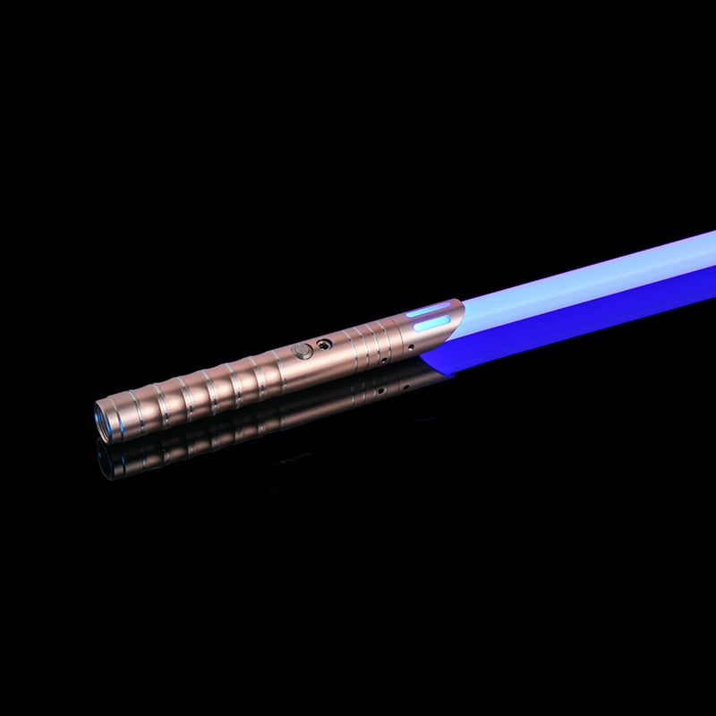 RGB Metal Laser Sword Saber | Sound Effect Light Stick | 14-Color Changes