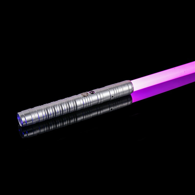 RGB Metal Laser Sword Saber | Sound Effect Light Stick | 14-Color Changes