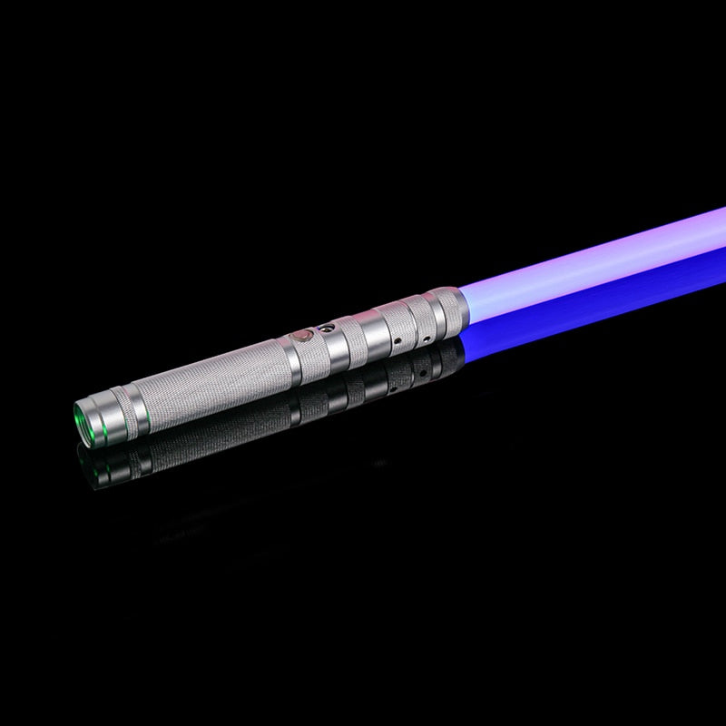 RGB Metal Laser Sword Saber | Sound Effect Light Stick | 14-Color Changes